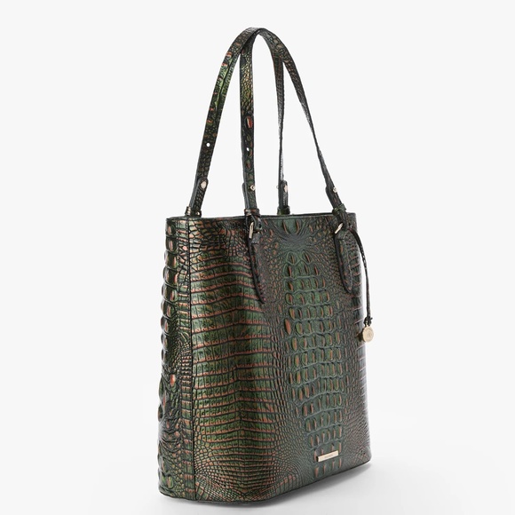 NWT BRAHMIN Ezra Tote Samba Melbourne Leather Shoulder Bag Leather Purse Handbag - Picture 7 of 9